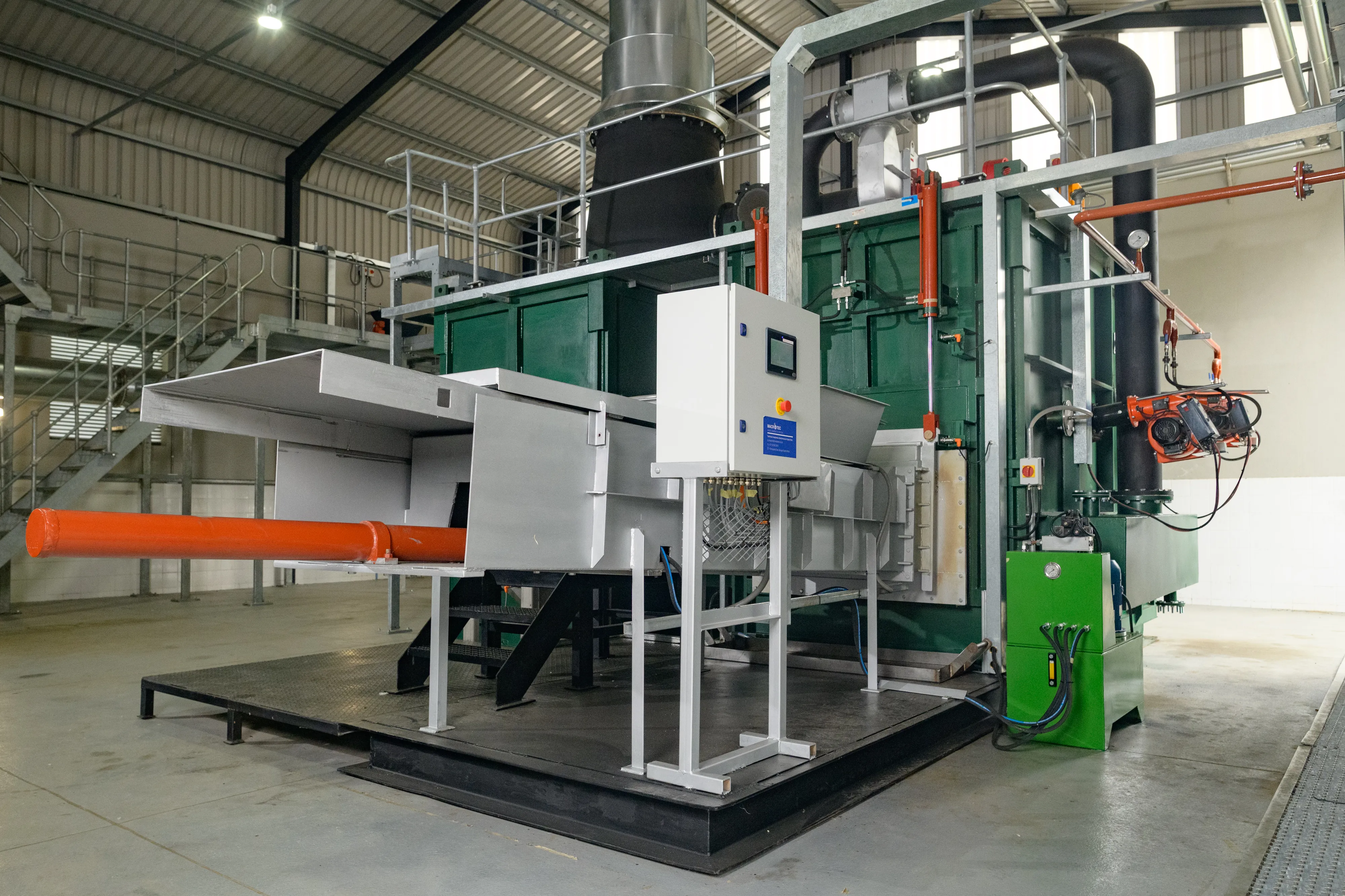 Macrotec industrial waste incinerator installation