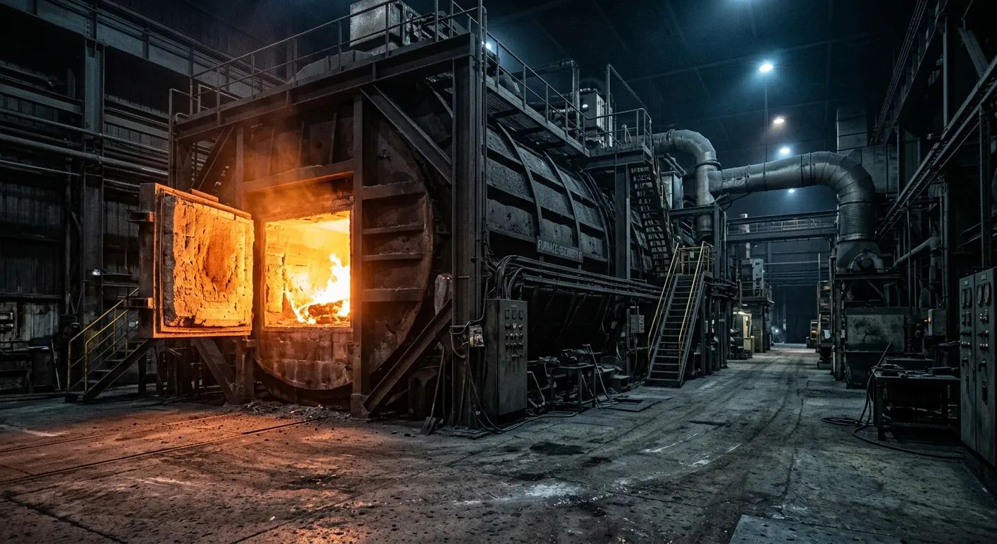 Macrotec product recovery furnace in a mining and metallurgical processing plant